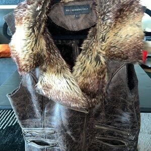 Members Only Rich Brown Vest